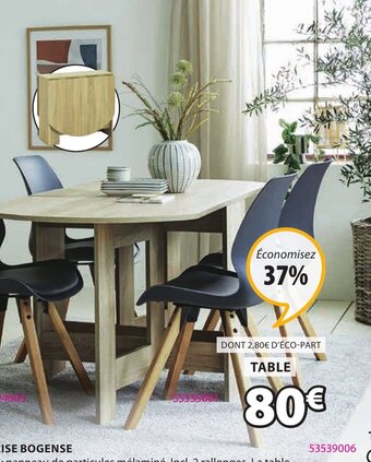 JYSK Table offre
