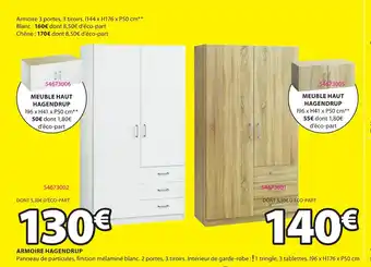 JYSK Armoire Hagendrup offre