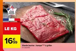 Carrefour Viande bovine : hampe**(a) à griller offre