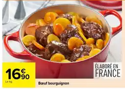 Carrefour Bœuf bourguignon offre