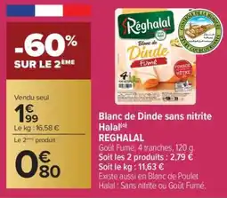 Carrefour Blanc de Dinde sans nitrite Halal offre