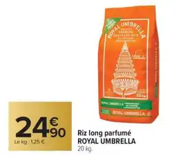 Carrefour Riz Long Parfumé 'Royal Umbrella' offre