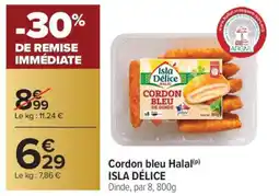 Carrefour Cordon bleu Halal ISLA DÉLICE offre