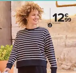 Carrefour Le sweat offre