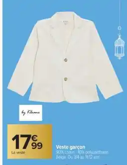 Carrefour Veste garçon offre
