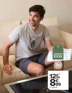 Carrefour Le pyjama offre