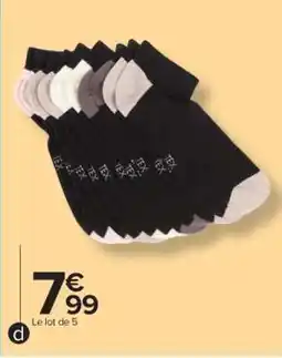 Carrefour Le lot de 5 offre