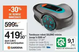 Carrefour Tondeuse robot SILENO minim offre