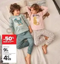Carrefour Pyjama Enfants offre