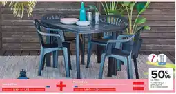 Carrefour LA TABLE + 4 FAUTEUILS offre