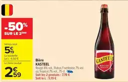 Carrefour Market Bière KASTEEL offre