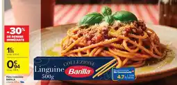 Carrefour Market Pâtes Collezione BARILLA Linguine 500g offre
