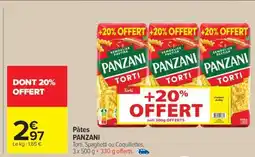 Carrefour Market PÂTES PANZANI offre