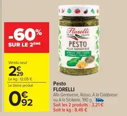 Carrefour Market Pesto Florelli offre