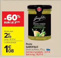 Carrefour Market PESTO GAROFALO offre