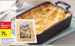 Carrefour Market Lasagne saumon épinards offre