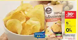 Carrefour Market Chips nature à l'ancienne CARREFOUR ORIGINAL offre
