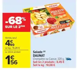 Carrefour Market Salade DAUNAT offre