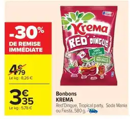 Carrefour Market BONBONS KREMA offre