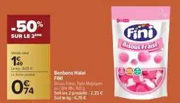Carrefour Market Bonbons Halal FINI offre