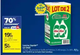 Carrefour Market LESSIVE LIQUIDE LE CHAT offre