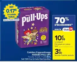 Carrefour Market Culottes d'apprentissage HUGGIES PULL-UPS offre