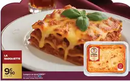 Carrefour Market Lasagnes de boeuf GINZA offre