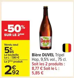 Carrefour Bière DUVEL Tripel Hop offre
