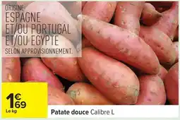 Carrefour Patate douce Calibre L offre
