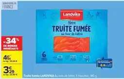 Carrefour Truite Fumée Landvika offre