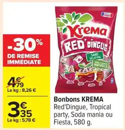 Carrefour BONBONS KREMA offre