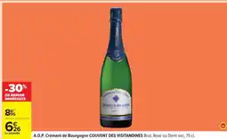 Carrefour A.O.P. Crémant de Bourgogne COUVENT DES VISITANDINES offre