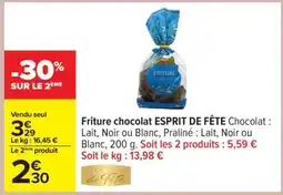 Carrefour Friture chocolat ESPRIT DE FÊTE offre