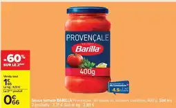 Carrefour Sauce tomate BARILLA Provençale offre