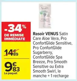 Carrefour Rasoir 'Venus' offre