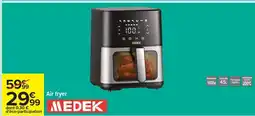 Carrefour Air fryer MEDEK offre