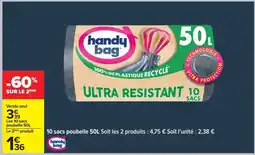 Carrefour handy bag ULTRA RESISTANT 50L offre