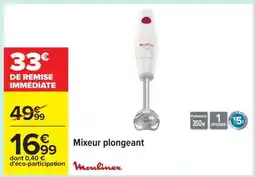 Carrefour Mixeur plongeant offre