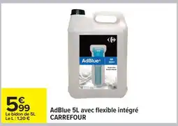 Carrefour ADBLUE 5L avec flexible intégré offre