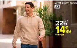 Carrefour Sweat Airness homme offre