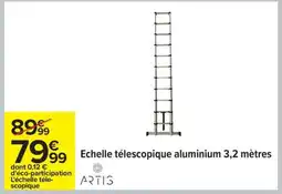 Carrefour Echelle télescopique aluminium 3,2 mètres offre