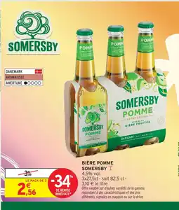 Intermarché Hyper Somersby bière pomme offre