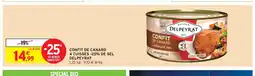 Intermarché Hyper Delpeyrat confit de canard 4 cuisses -25% de sel offre