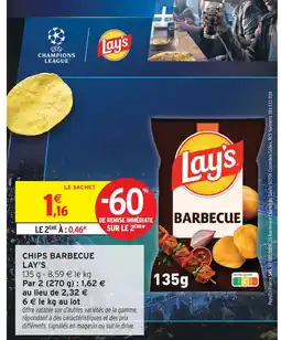 Intermarché Hyper Lay's chips barbecue offre