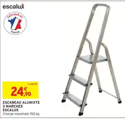 Intermarché Hyper Escalux escabeau alumixte 3 marches offre