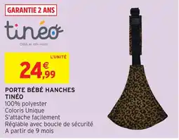 Intermarché Hyper Tinéo porte bébé hanches offre
