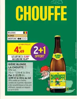 Intermarché Express La chouffe bière blonde offre