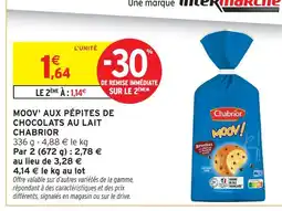 Intermarché Express Chabrior moov' aux pépites de chocolats au lait offre