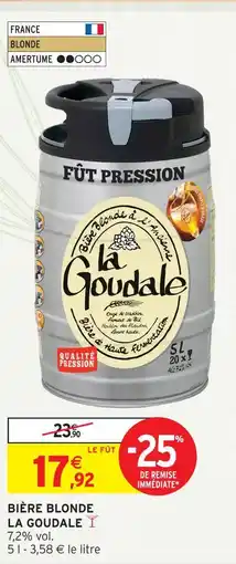 Intermarché La goudale bière blonde offre