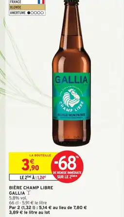 Intermarché Gallia bière champ libre offre